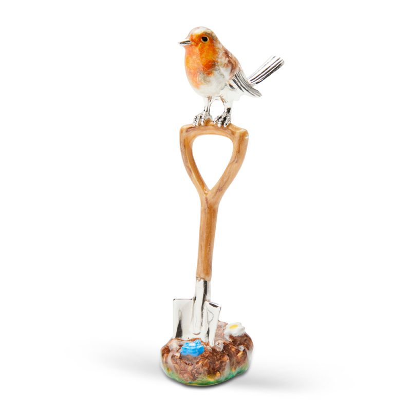 ST792 Robin on a spade