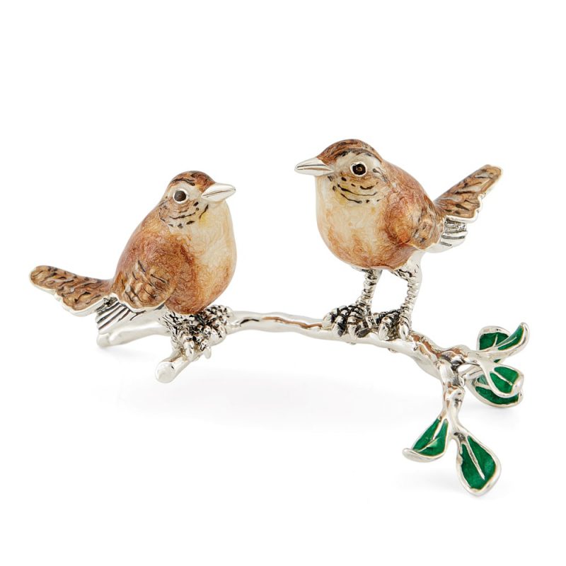 ST529 Wren couple on a branch