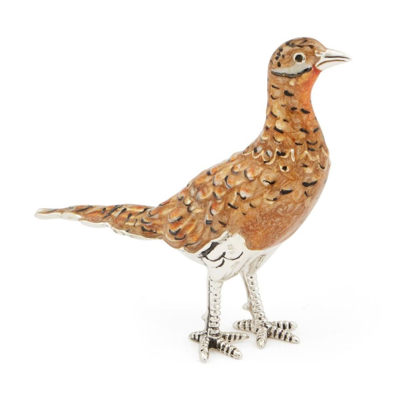 ST602 Pheasant Hen - Full enamel