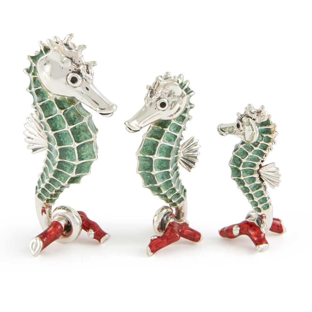 ST156-Seahorse-Family--green